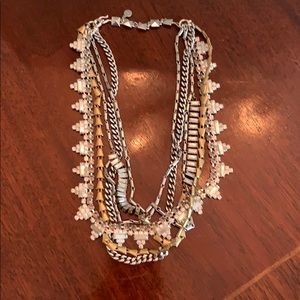 Stella & Dot Sutton Mixed Metal Statement Necklace